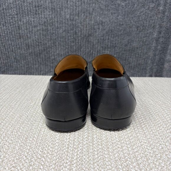 Magnanni Lino Bit Loafers Black Leather Dress Shoes Oxfords Mens 9.5 M
